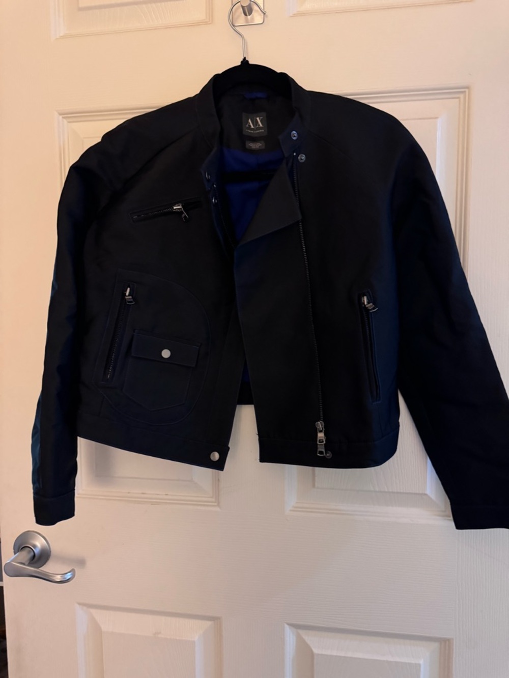 A/X Armani Exchange women’s  Navy Bomber Jacket